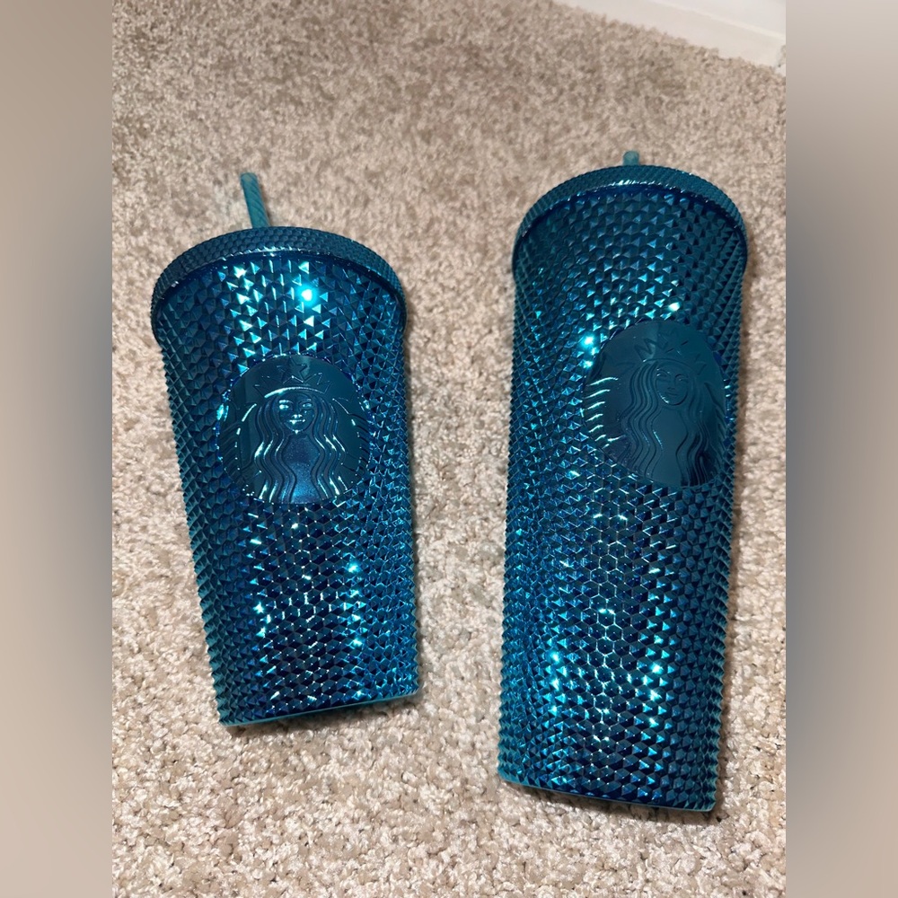 Blue Starbucks Cup Set